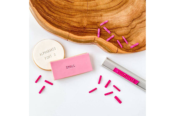 Alphabakes Small Uppercase Font 2 Stamp Tiles (Bar Not Included) - Lissie Lou