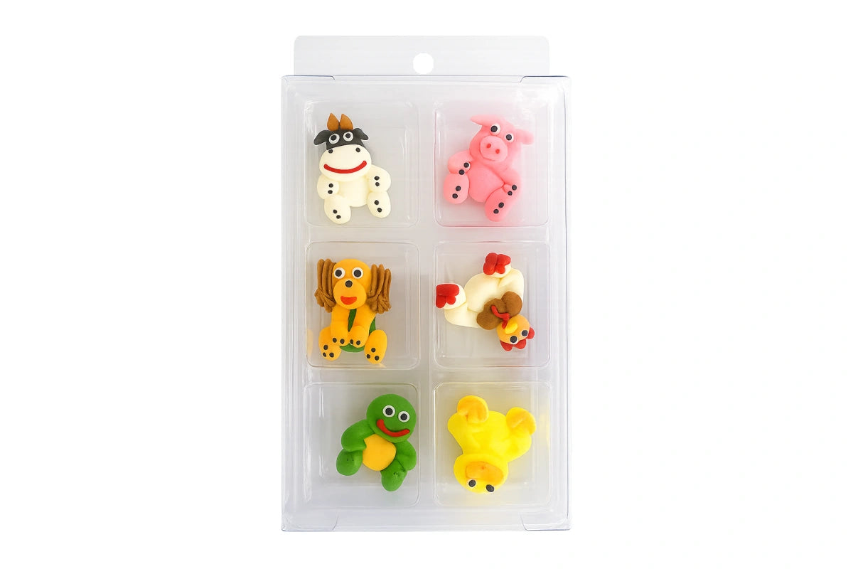 Farm Animals Sugar Decorations (6 Pack) - BSC