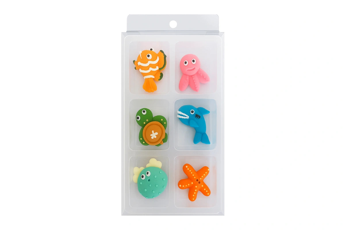 Large Sea Animal Sugar Decorations (6 Pack) - BSC