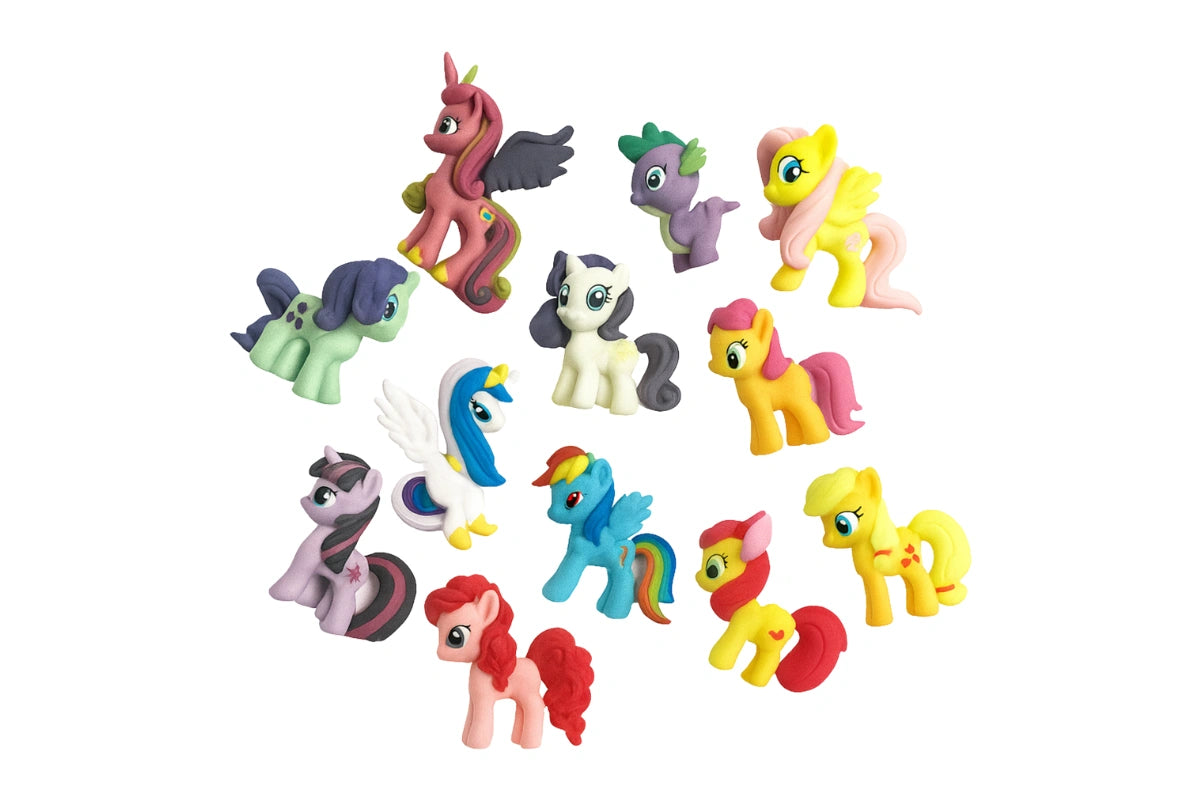 Little Pony Ponies Sugar Decorations (6 Pack) - BSC