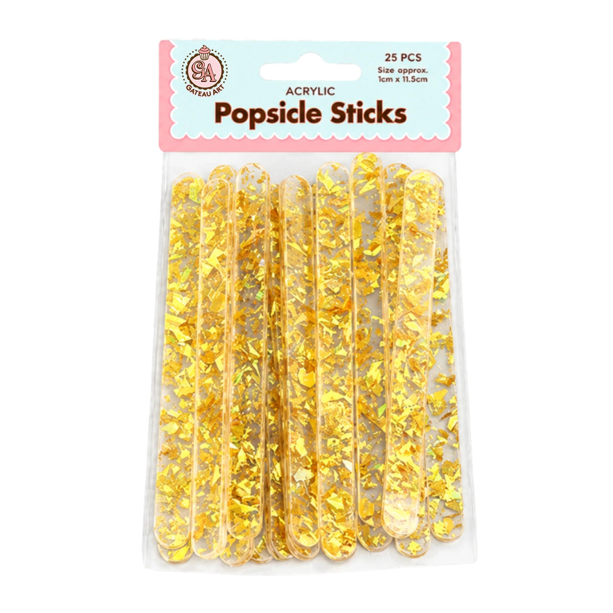 Gold Flakes - Cakesicle Sticks - Iconic Cake Art