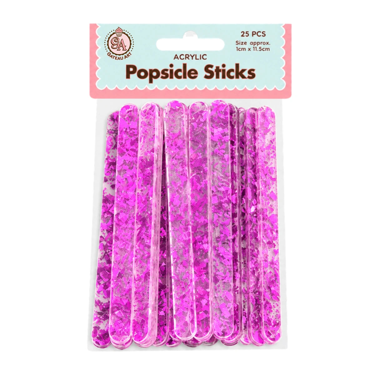 Purple Flakes - Cakesicle Sticks - Iconic Cake Art
