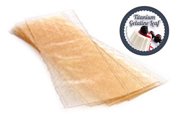 Gelita Titanium Gelatine Sheets - 6 - Medium Strength - Iconic Cake Art