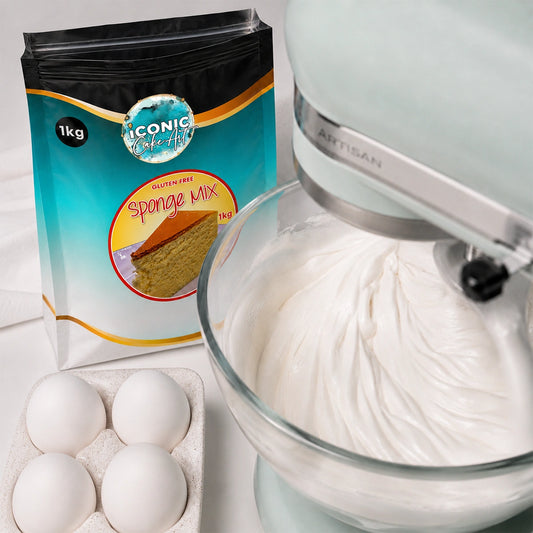 Gluten-Free Sponge Cake Mix 1kg - Iconic Cake Art