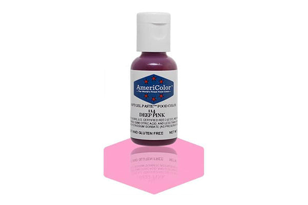 Deep Pink Soft Gel Paste 0.75oz - Americolor