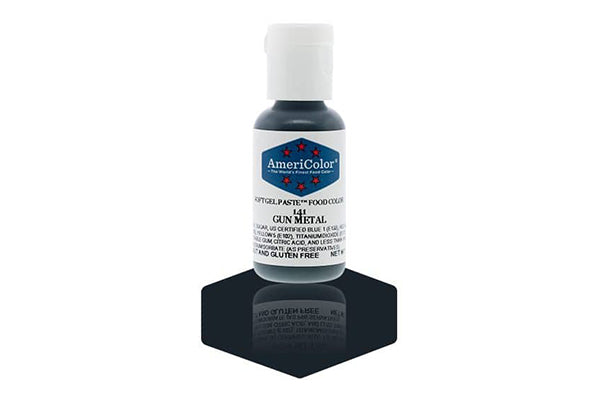 Gunmetal Soft Gel Paste 0.75oz - Americolor