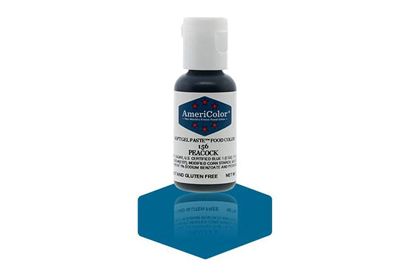 Peacock Soft Gel Paste 0.75oz - Americolor