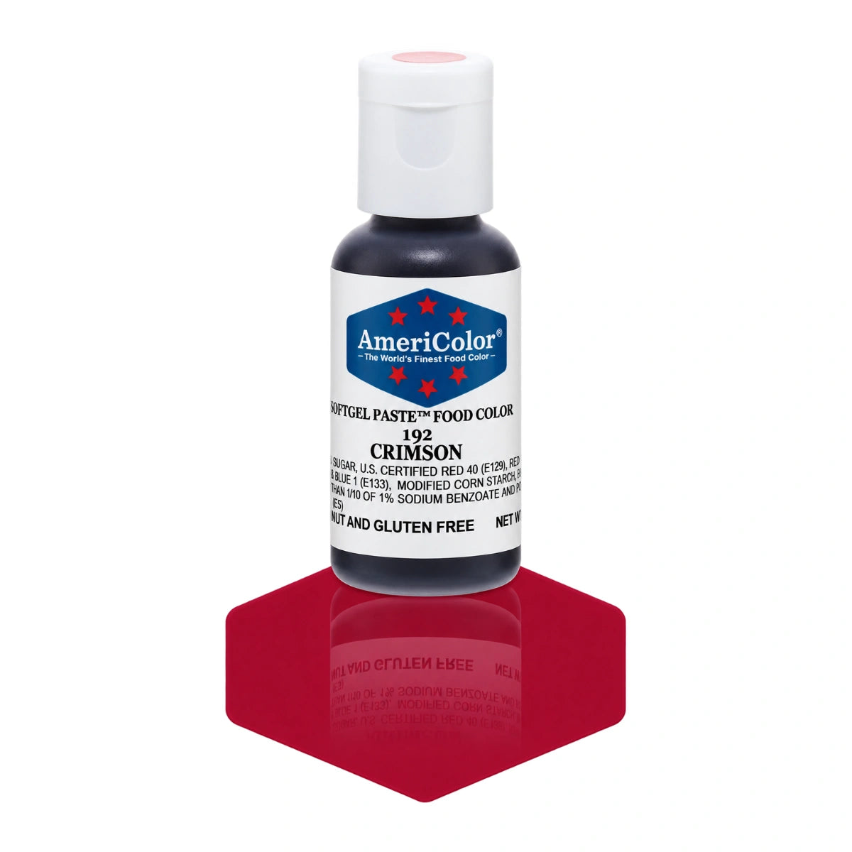 Crimson Soft Gel Paste 0.75oz - Americolor