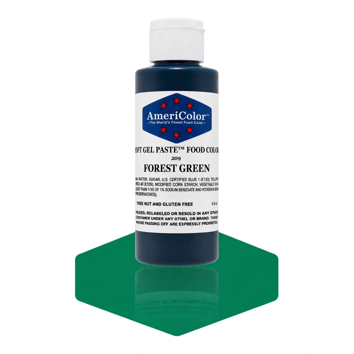 Forest Green Soft Gel Paste 4.5oz - Americolor