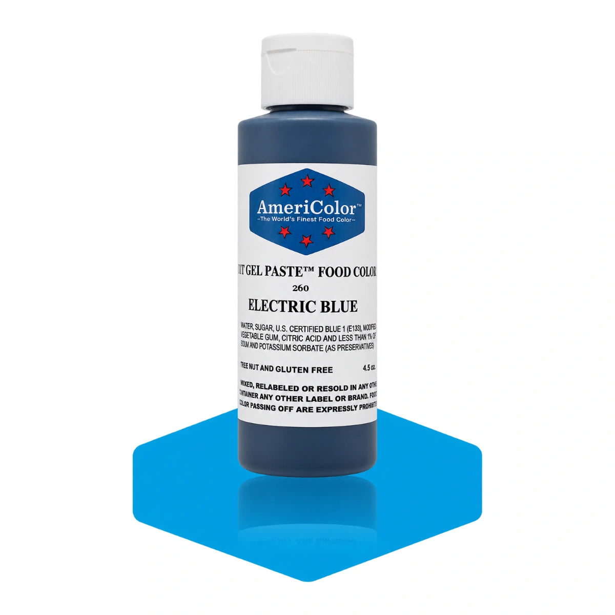 Blue Electric Soft Gel Paste 4.5oz - Americolor