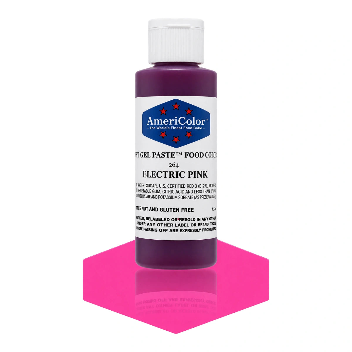 Pink Electric Soft Gel Paste 4.5oz - Americolor