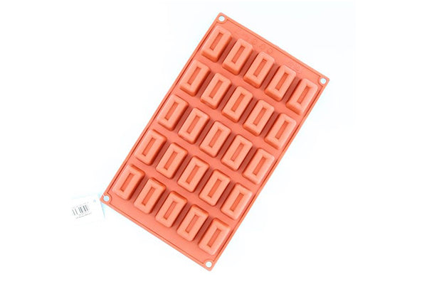 Hidden Rectangle 25 Cavity Silicone Chocolate Mould - Iconic Cake Art