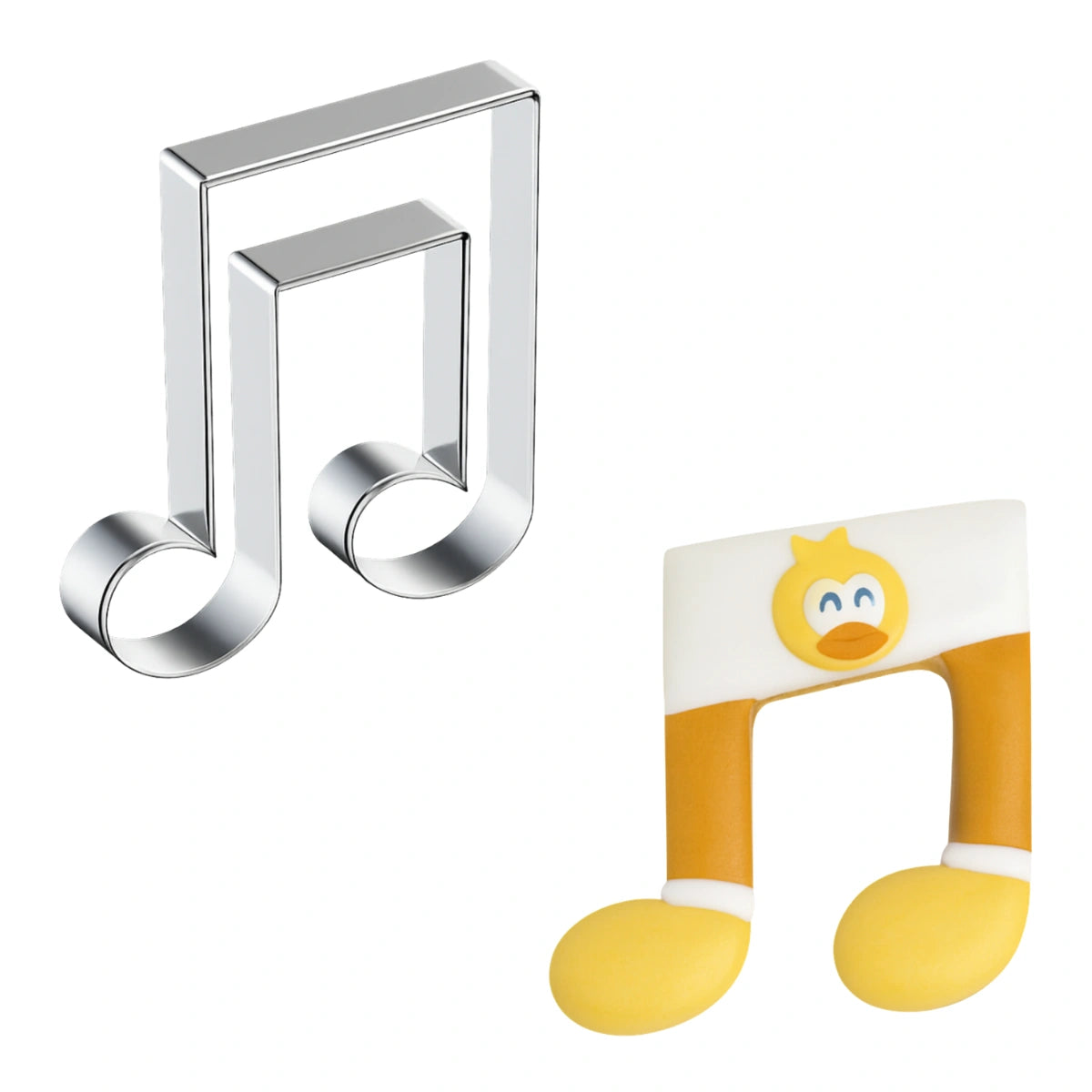 Double Note Musical Cookie Cutter 5.5cm - Iconic Cake Art