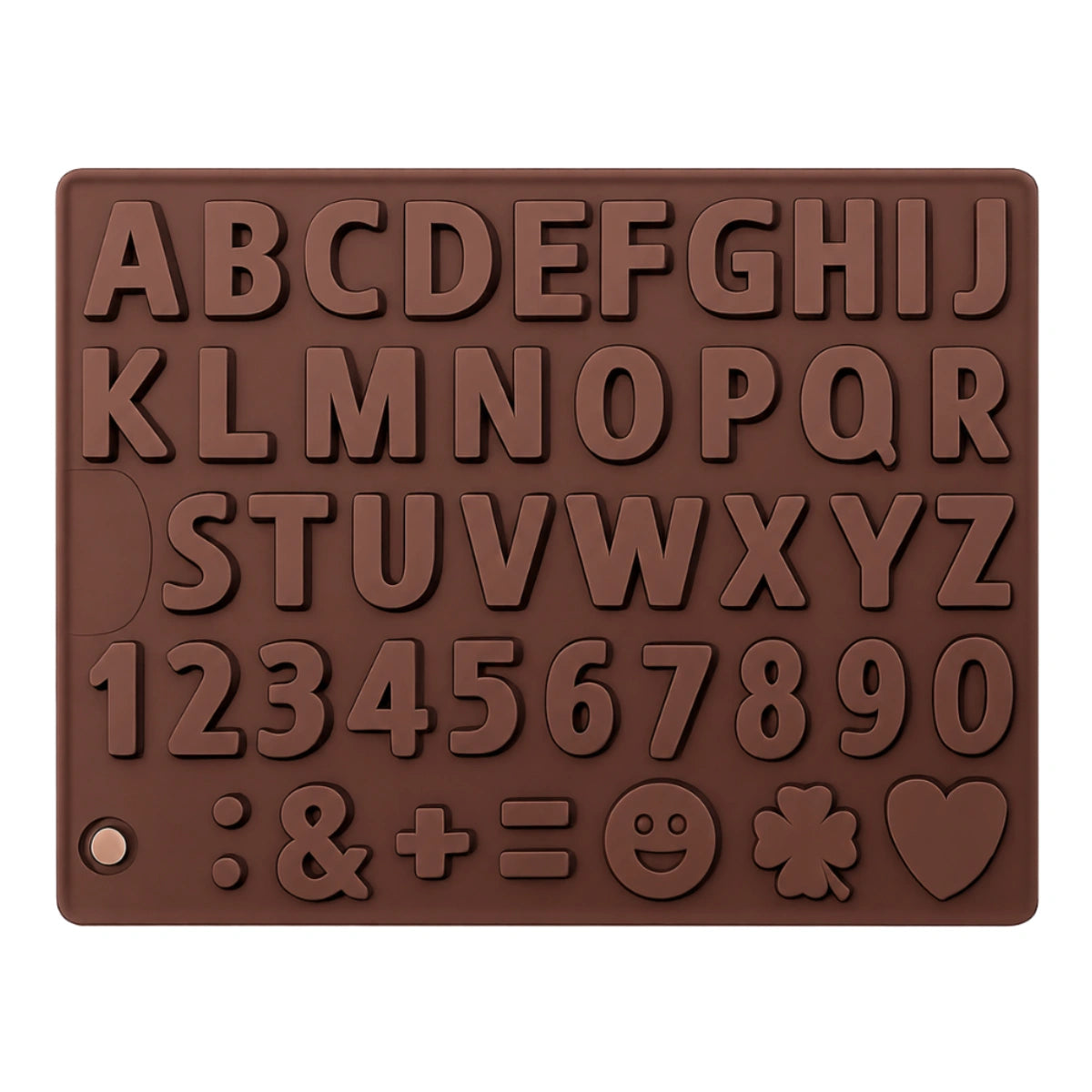 Alphabet and Number Chocolate Mould - Iconic Cake Art