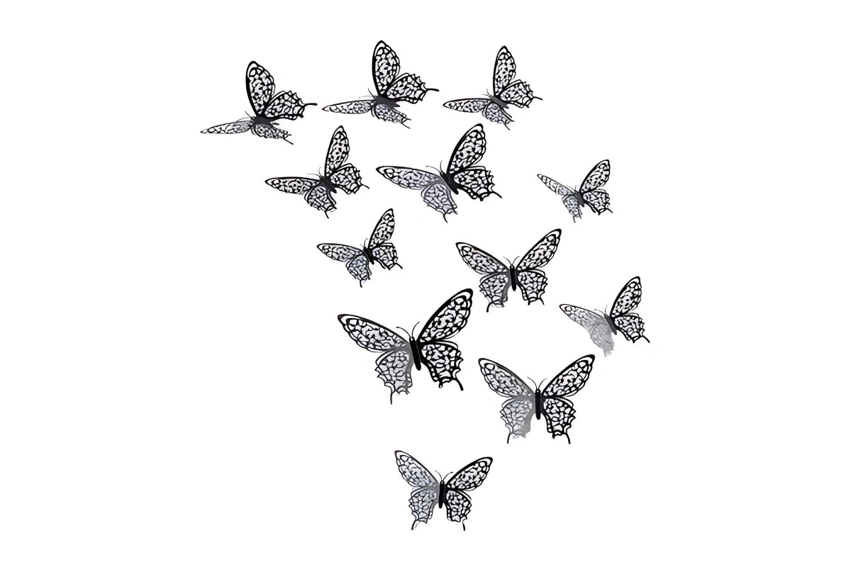 Black Butterfly Topper - Iconic Cake Art