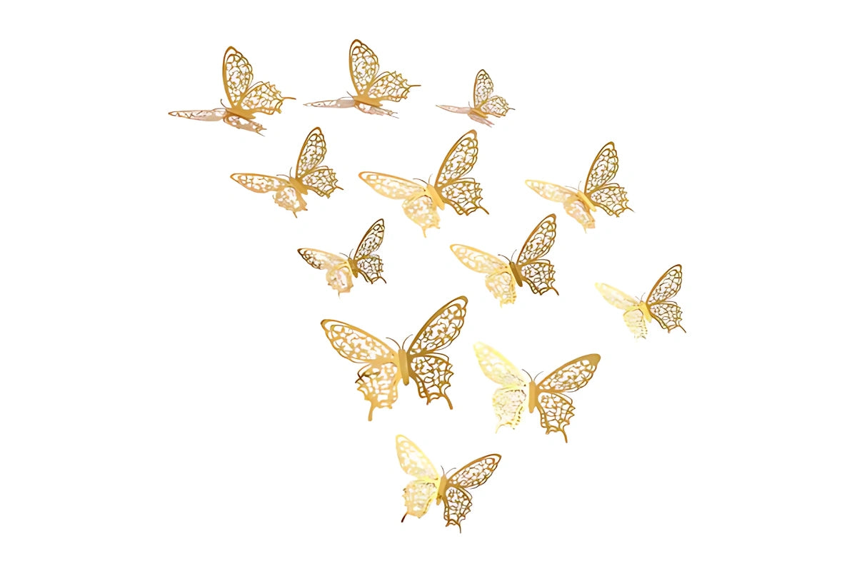 Gold Butterfly Topper - Iconic Cake Art