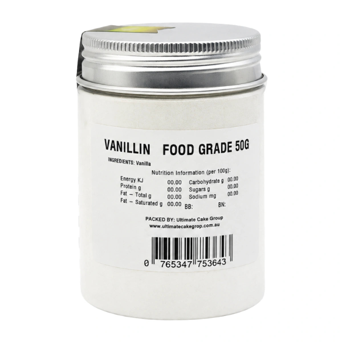 Vanillin 50g - Iconic Cake Art