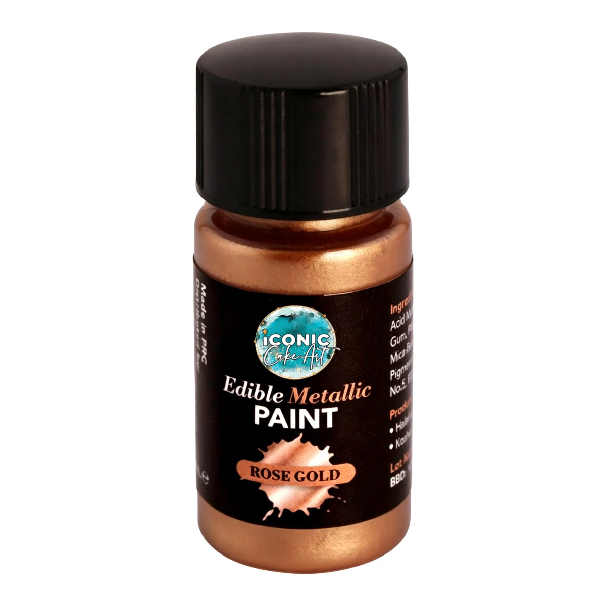 Bronze Metallic Edible Paint with Brush