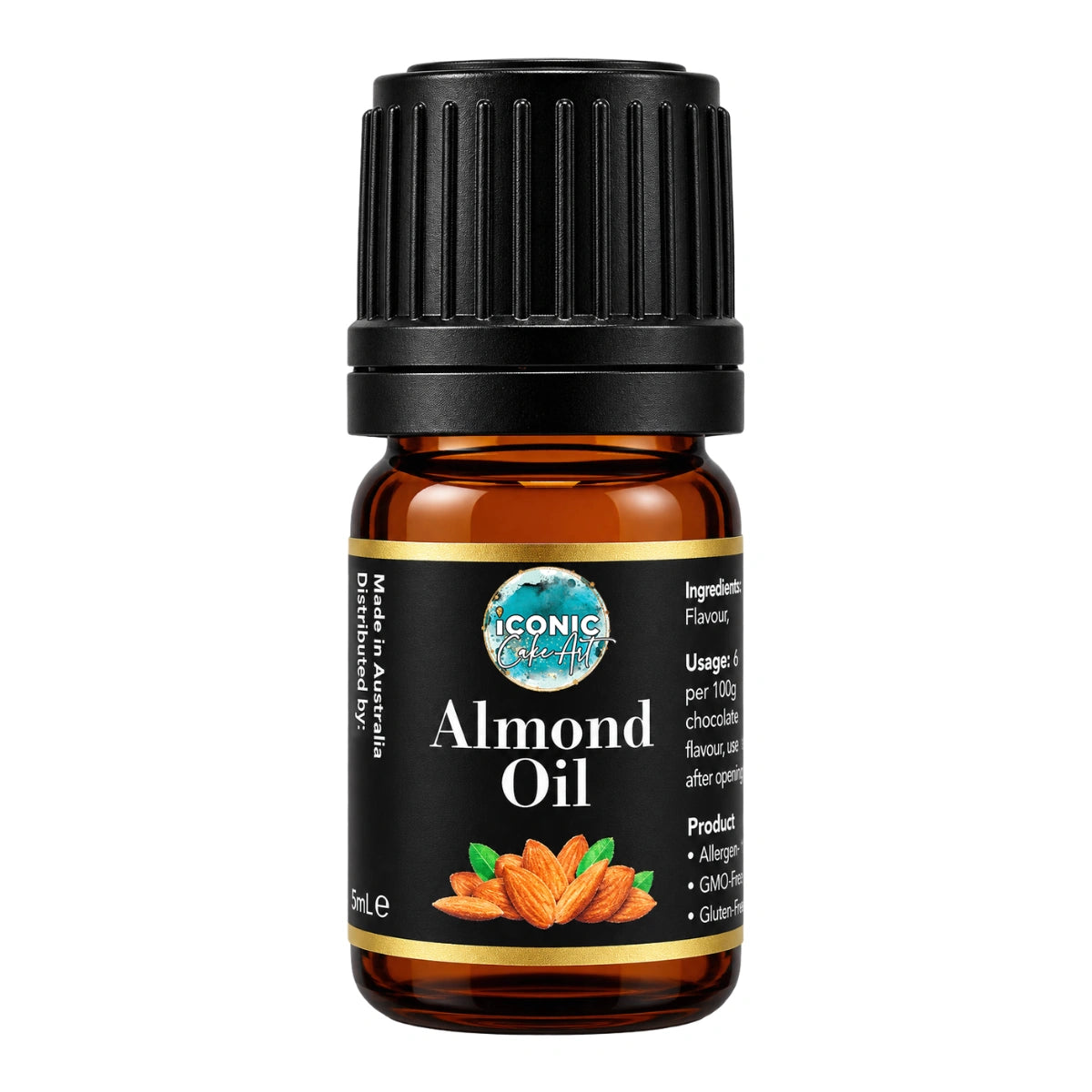 Almond Flavour Oil 5ml - Iconic Cake Art