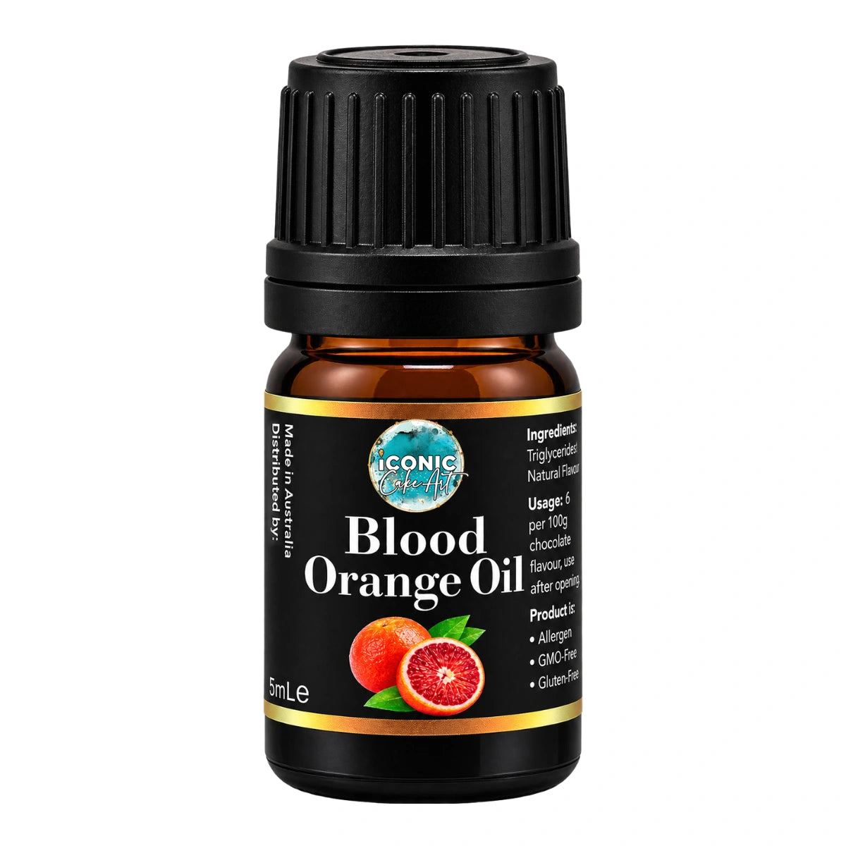 Blood Orange Flavour Oil 5ml - Iconic Cake Art