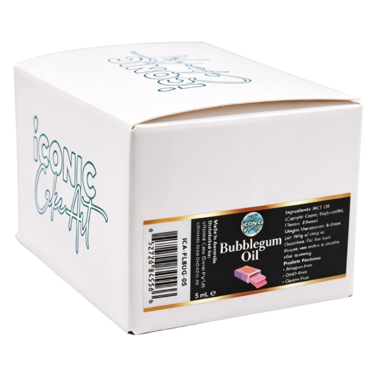 Bubblegum Flavour Oil 5ml - Iconic Cake Art