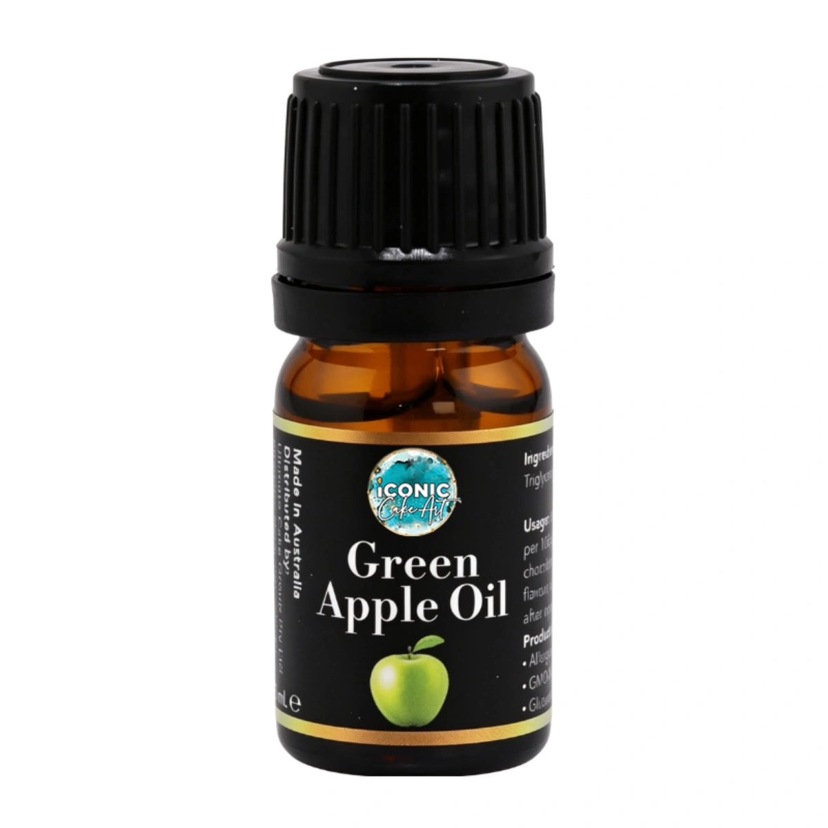 Green Apple Flavour Oil 5ml - Iconic Cake Art