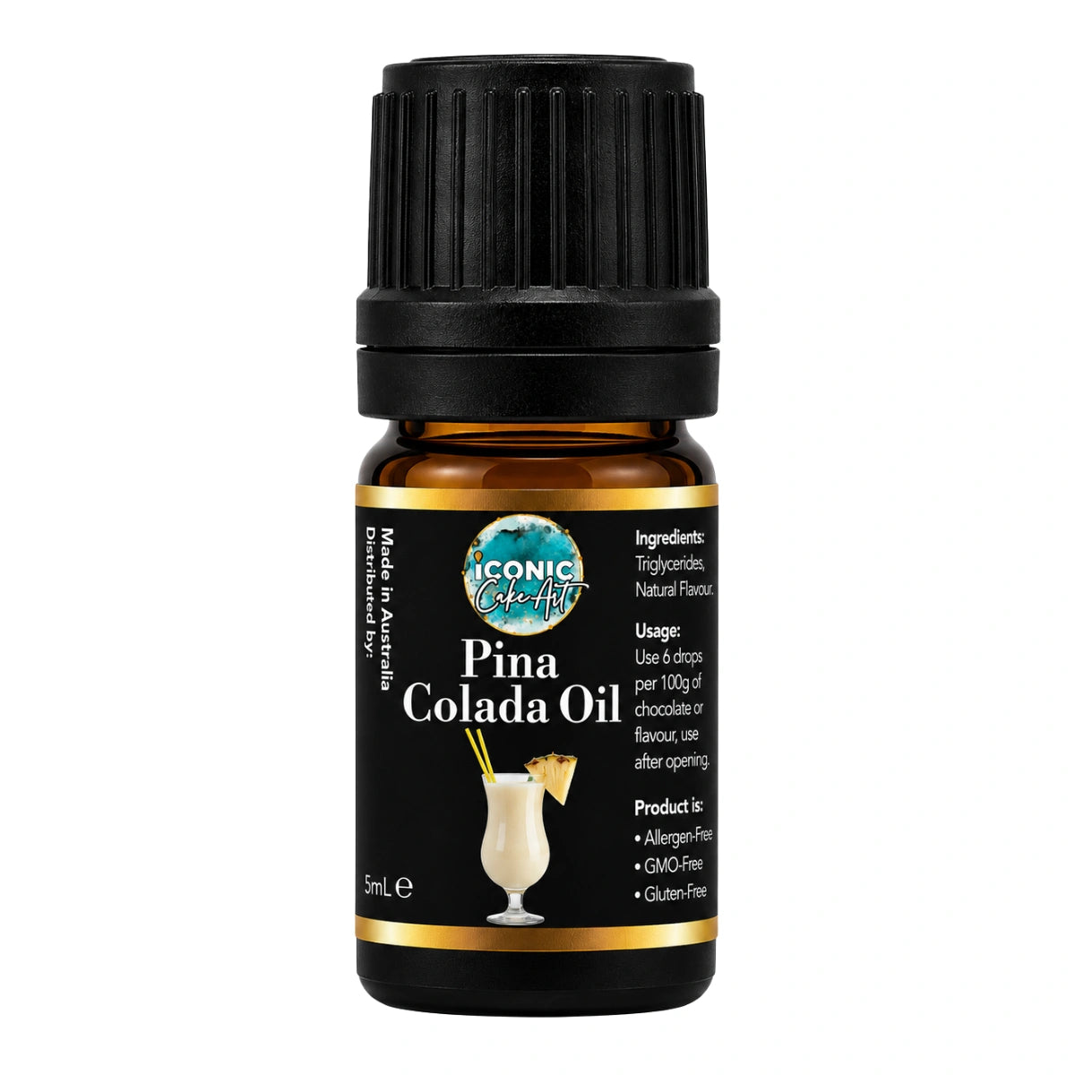 Pina Colada Flavour Oil 5ml - Iconic Cake Art