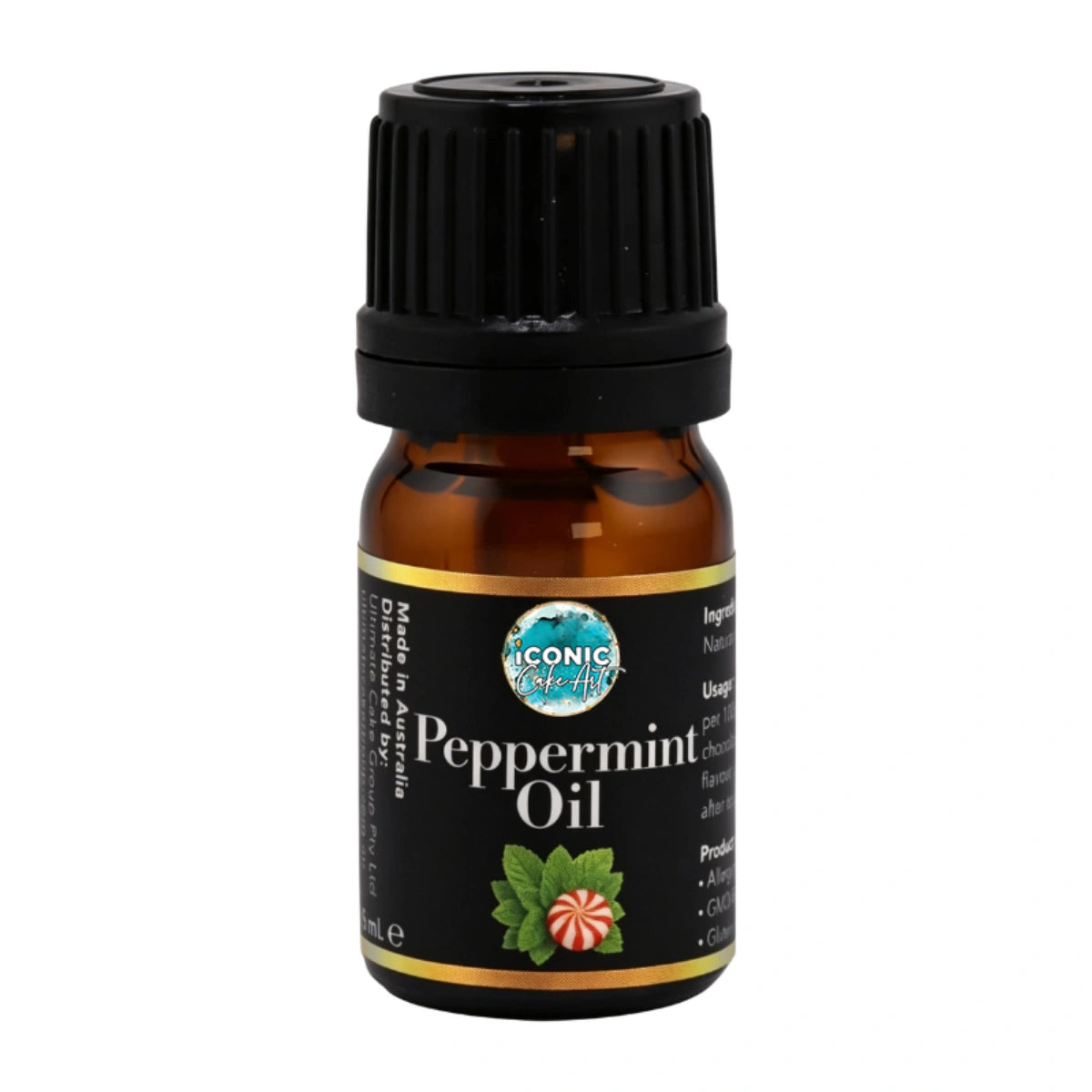 Peppermint Flavour Oil 5ml - Iconic Cake Art