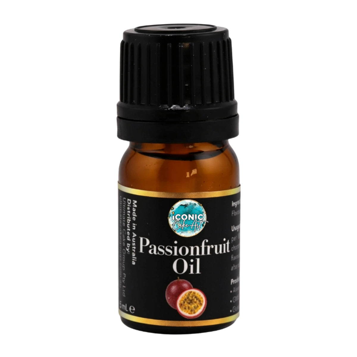 Passionfruit Flavour Oil 5ml - Iconic Cake Art