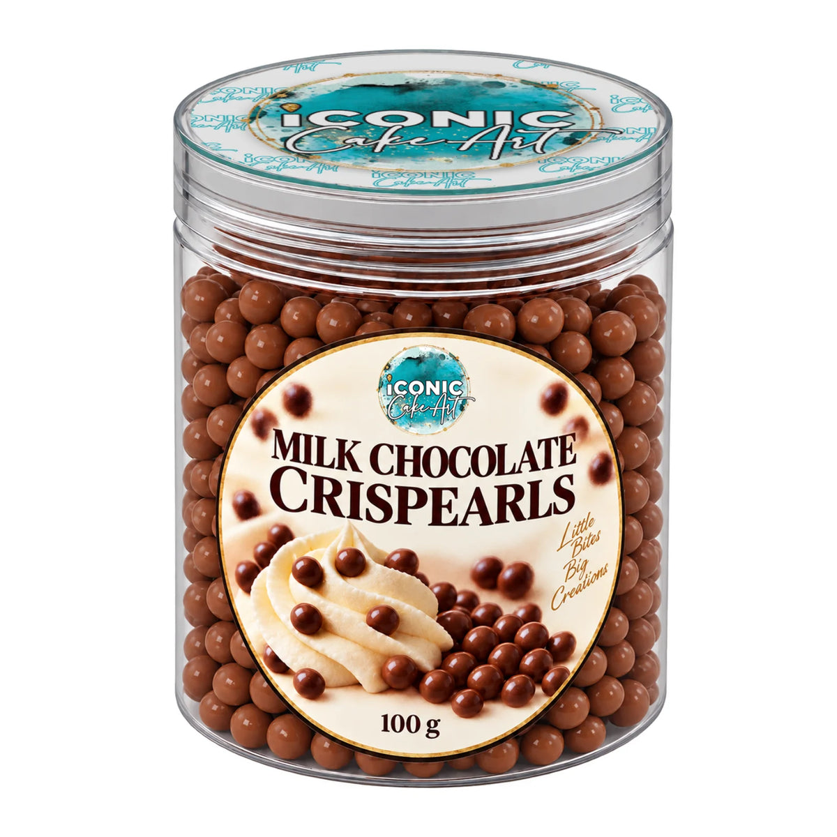 Milk Chocolate Crispearls 100g - Iconic Cake Art