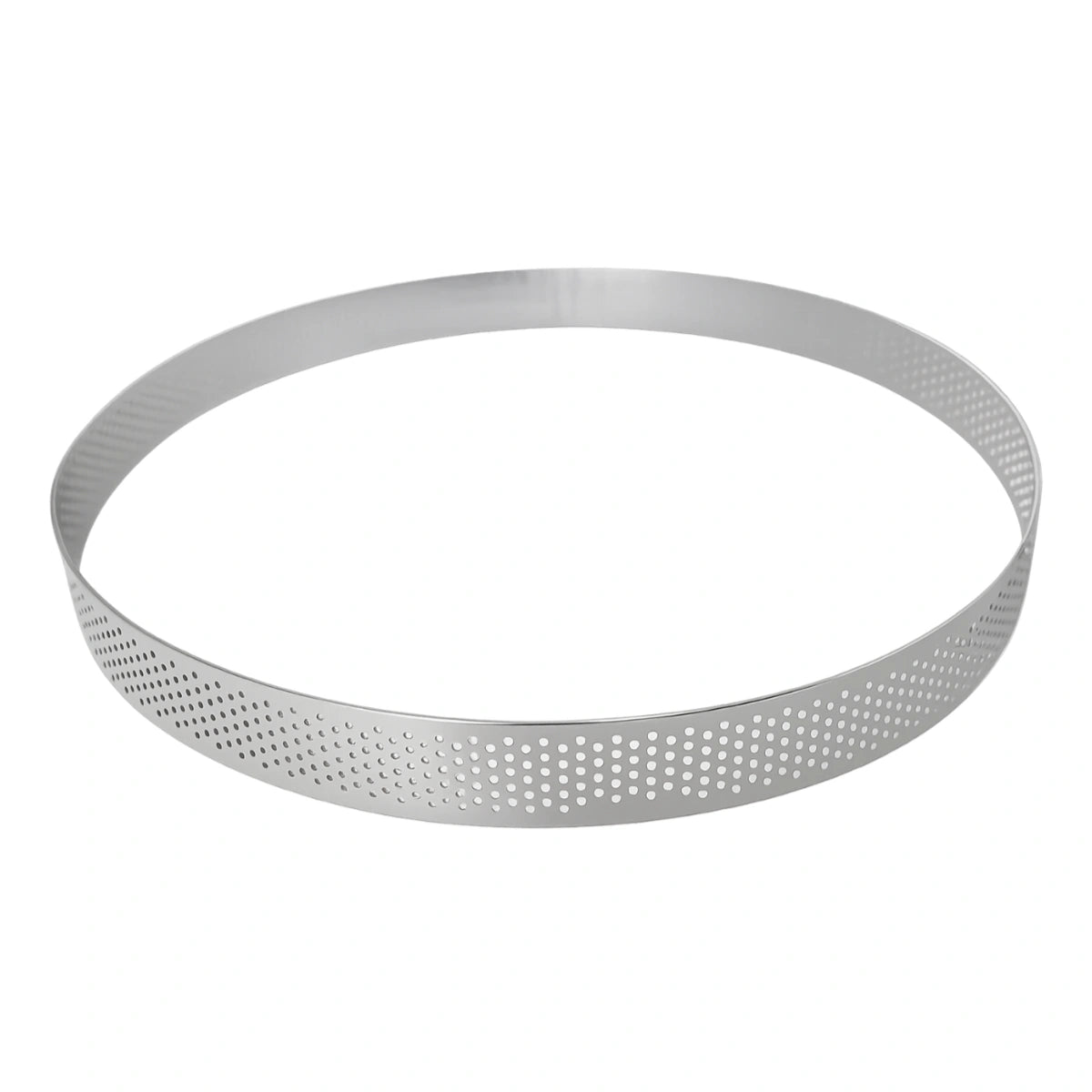 20cm x 2cm Perforated Tart Rings Iconic Cake Art