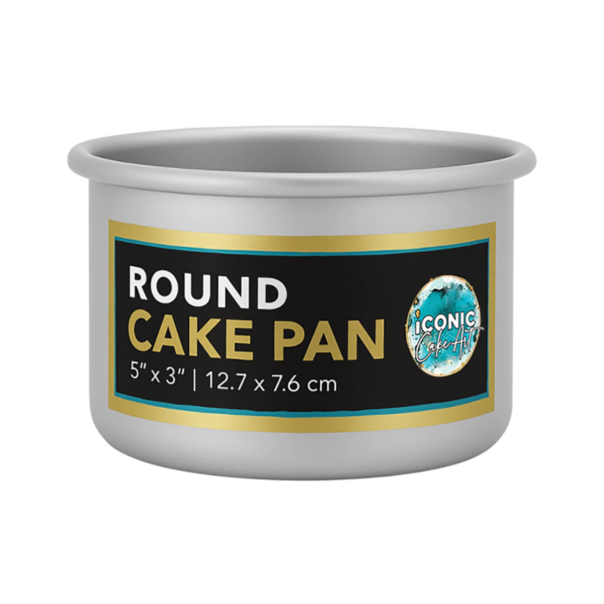 Round Cake Pan 5 Inch x 3 Inch - Iconic Cake Art