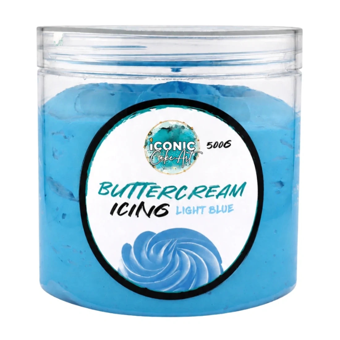 Light Blue Vanilla Ready to Use Buttercream 500g - Iconic Cake Art
