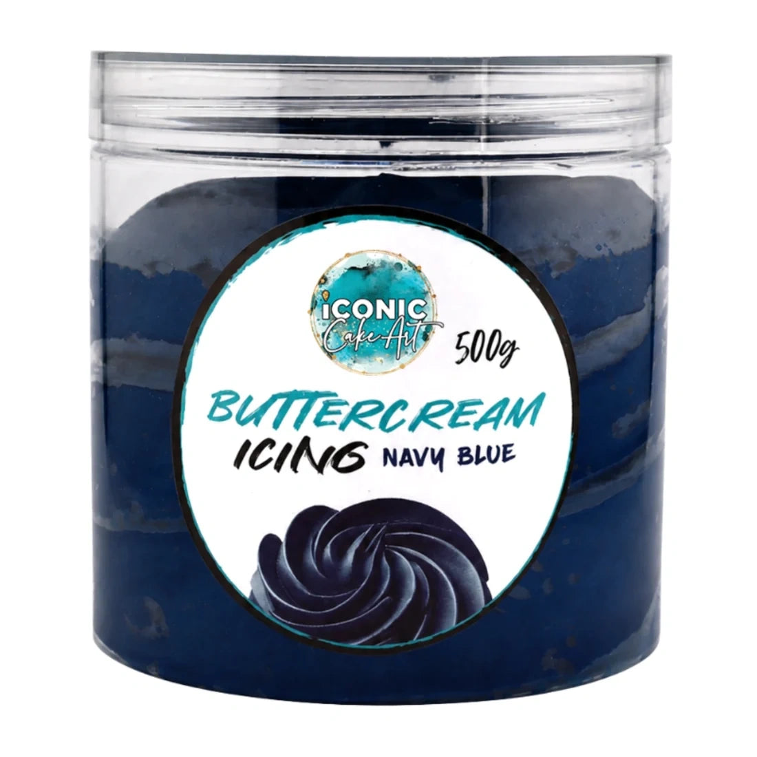 Blue Navy Ready to Use Buttercream 500g - Iconic Cake Art