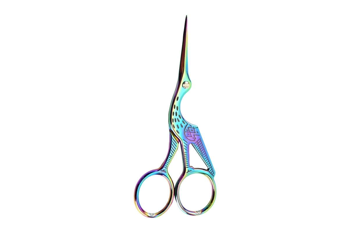 Rainbow Craft Crane Shaped Scissors - Iconic Cake Art