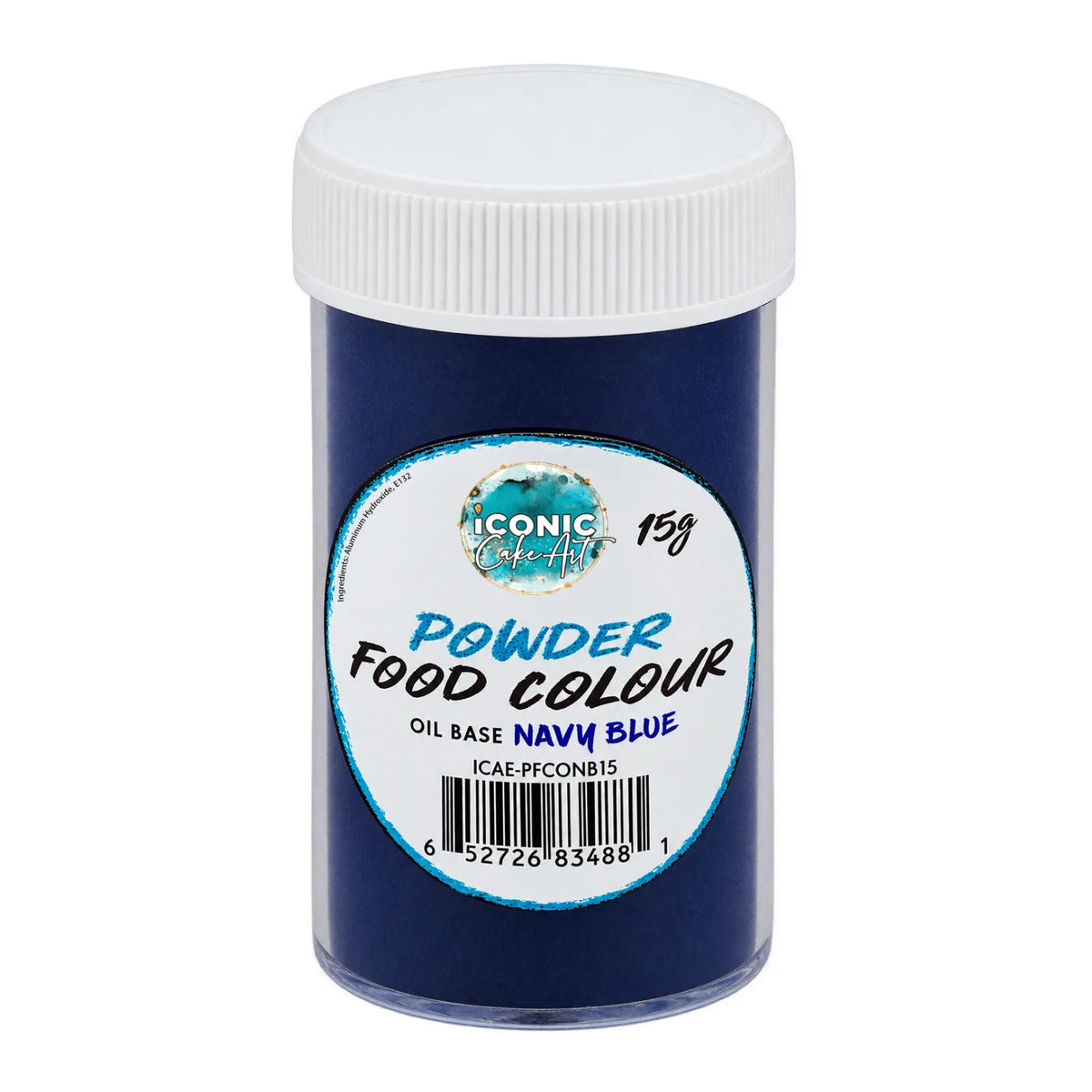Blue Navy Oil Based Powder Colour 15g - Iconic Cake Art