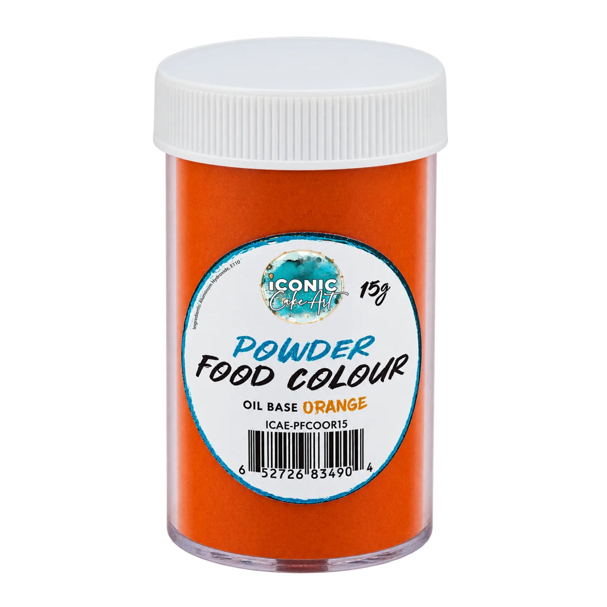 Orange Oil Based Powder Colour 15g - Iconic Cake Art