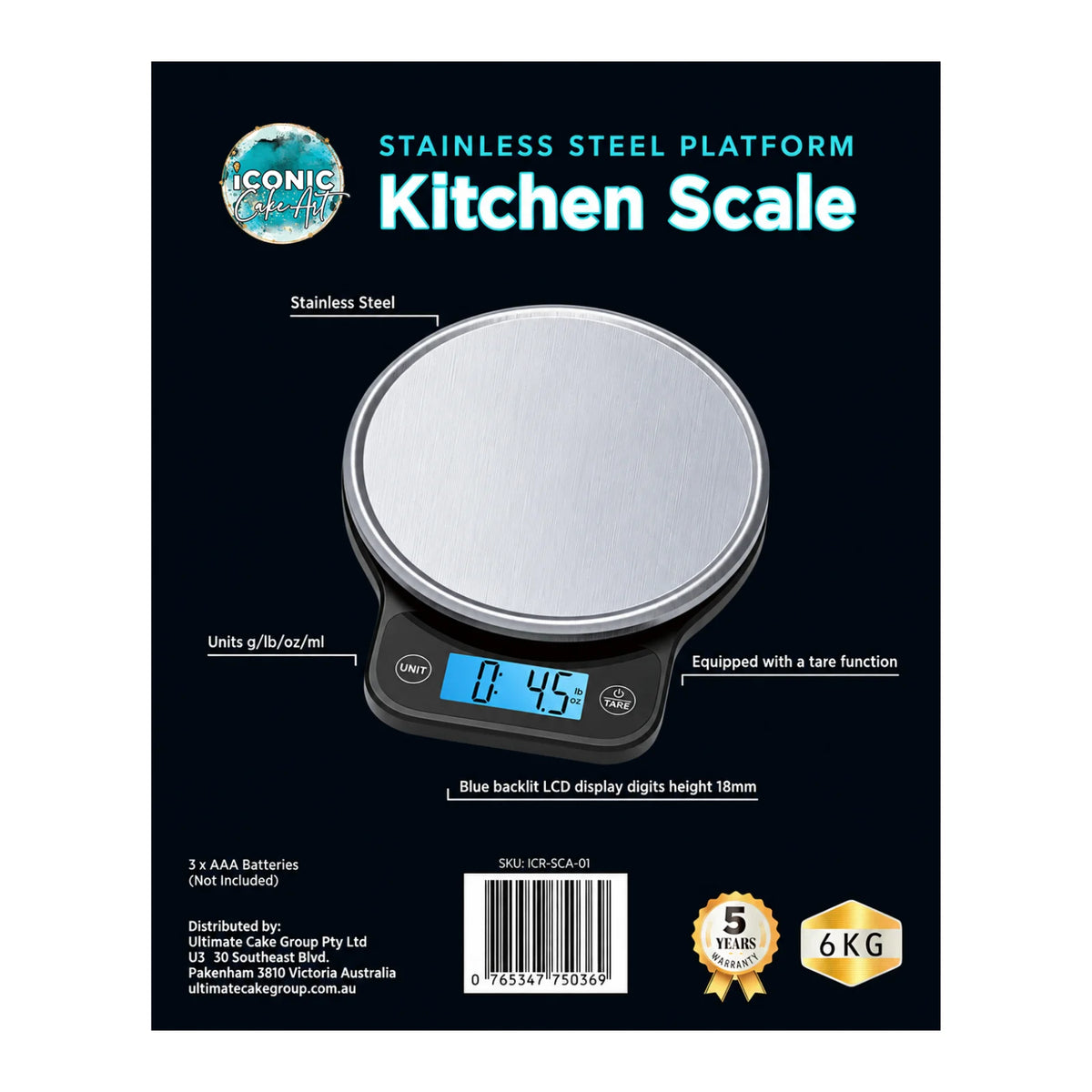 Kitchen Scale - Iconic Cake Art