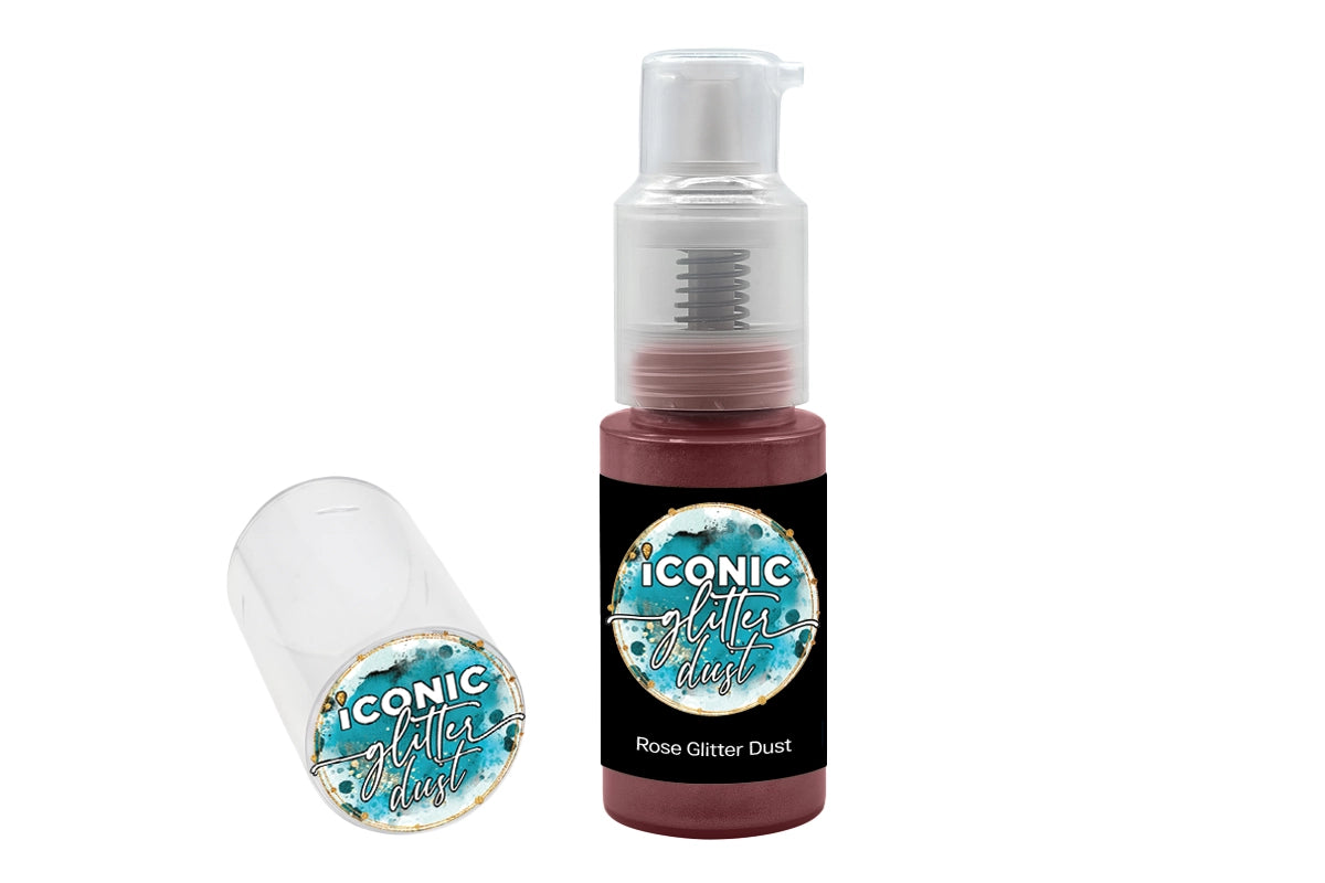 Rose Puff Dust 10g - Iconic Glitter