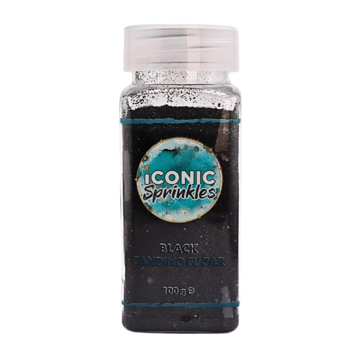 Black Sanding Sugar 100g - Iconic Sprinkles