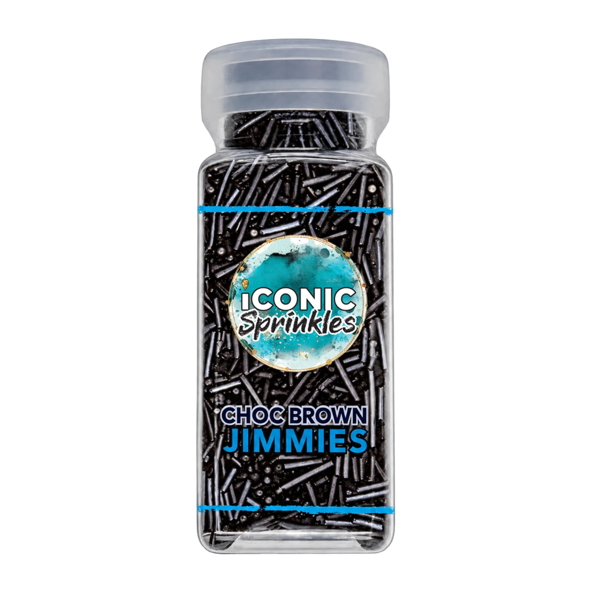 Brown Chocolate Pearl Choc Jimmies 75g - Iconic Sprinkles