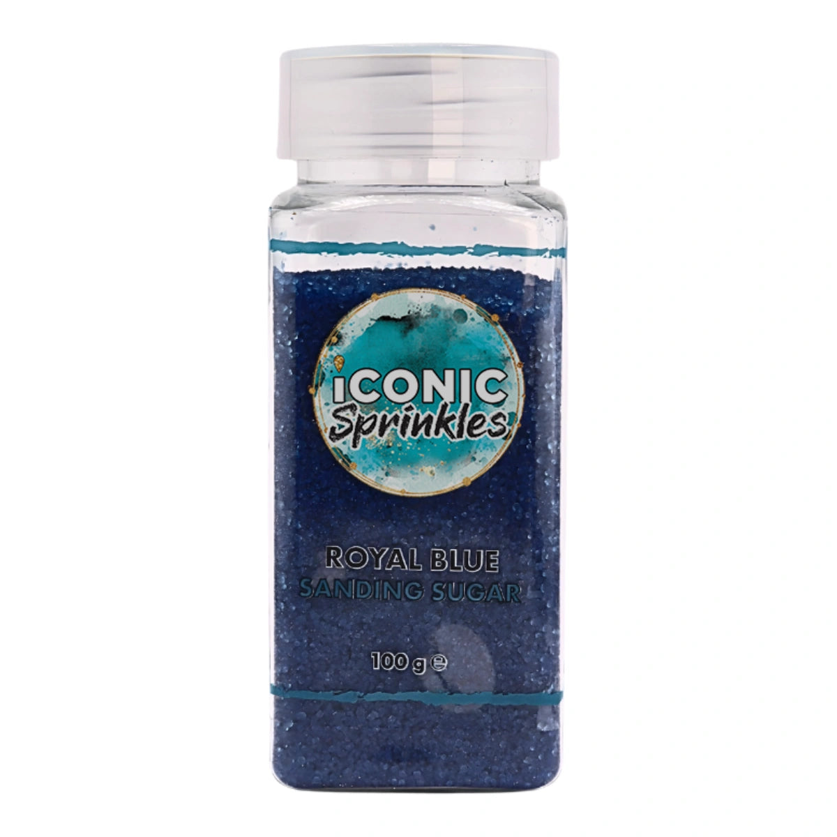 Royal Blue Sanding Sugar 100g - Iconic Sprinkles