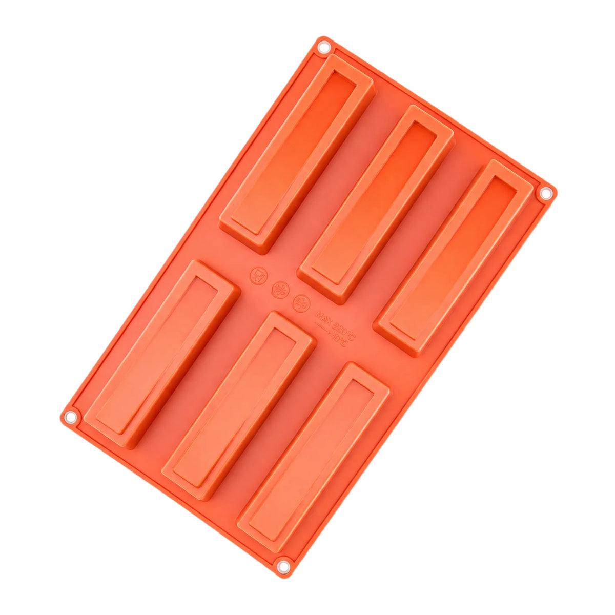 6 Cavity - Slider Silicone Chocolate Mold K-039D