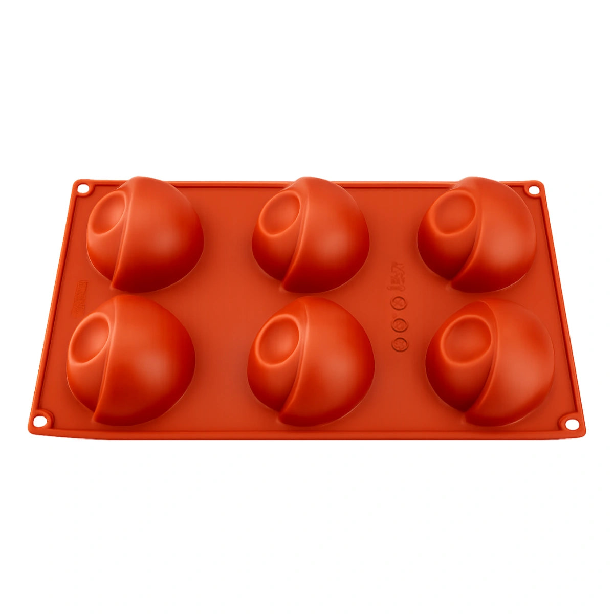 Fancy Ball 6 Cavity Silicone Chocolate Mould - Iconic Cake Art