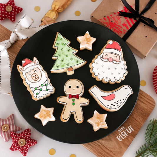 Christmas Tree Stamp and Cutter Set - Little Biskut