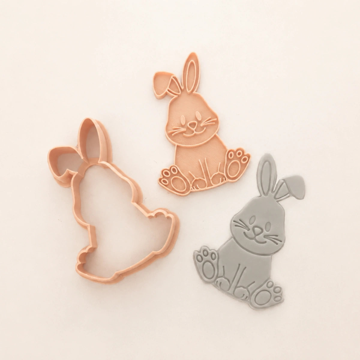 Cute Bunny Cutter and Embosser Set - Little Biskut