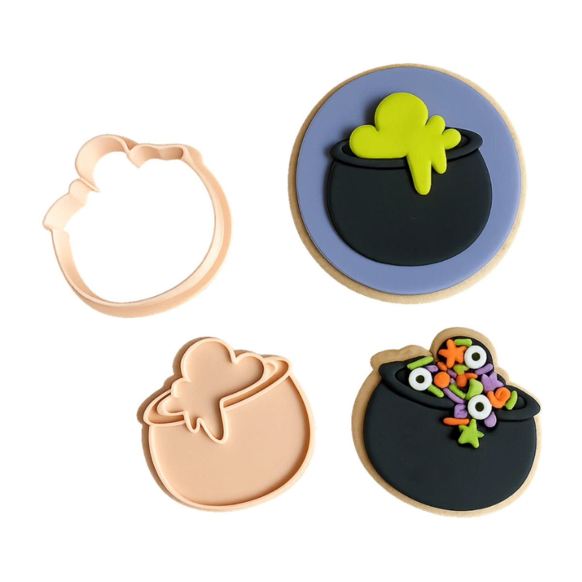 Mini Cauldron Cutter and Embosser Set - Little Biskut