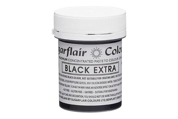 Black Extra Maximum Concentrated Food Colour 42g - Sugarflair