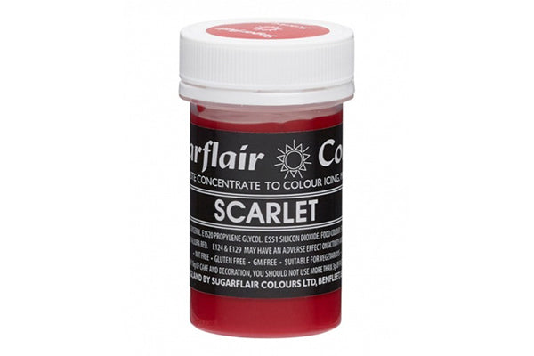 Pastel Scarlet Paste - Food Colour 25g - Sugarflair