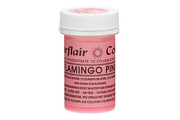 Pink Flamingo Spectral Paste - Fondant and Buttercream Colour 25g - Sugarflair